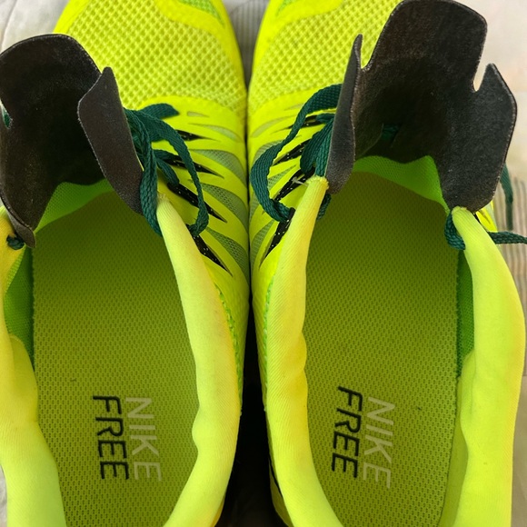 Nike Free 5.0 Bright Yellow Running Shoes - Picture 9 of 11